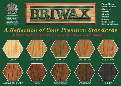 Briwax Original Furniture Wax, Rustic Pine - 16 oz jar