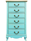 Olde Century Colors Turquoise on a dresser