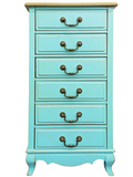 Olde Century Colors Turquoise on a dresser