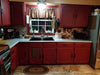 Olde Century Historic Colors Barn Red Kitchen Cabinets