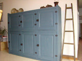 Olde Century Historic Colors Cupboard Blue Storage Cabinet